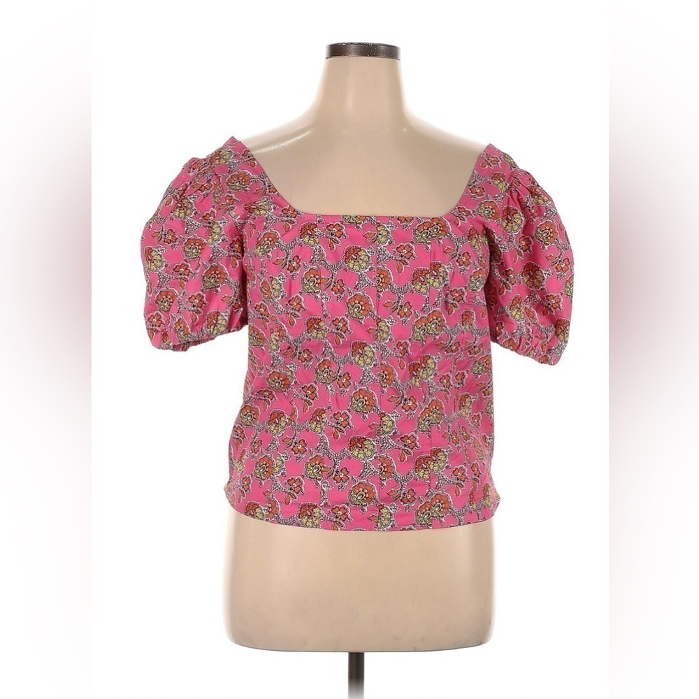 J.Crew Collection, Short Sleeve Blouse , Plus Size 16